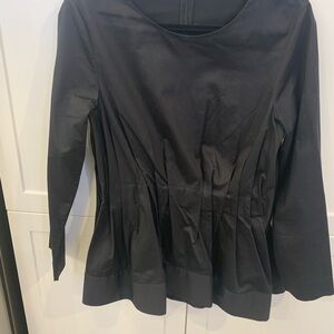 COS Black Crewneck Top